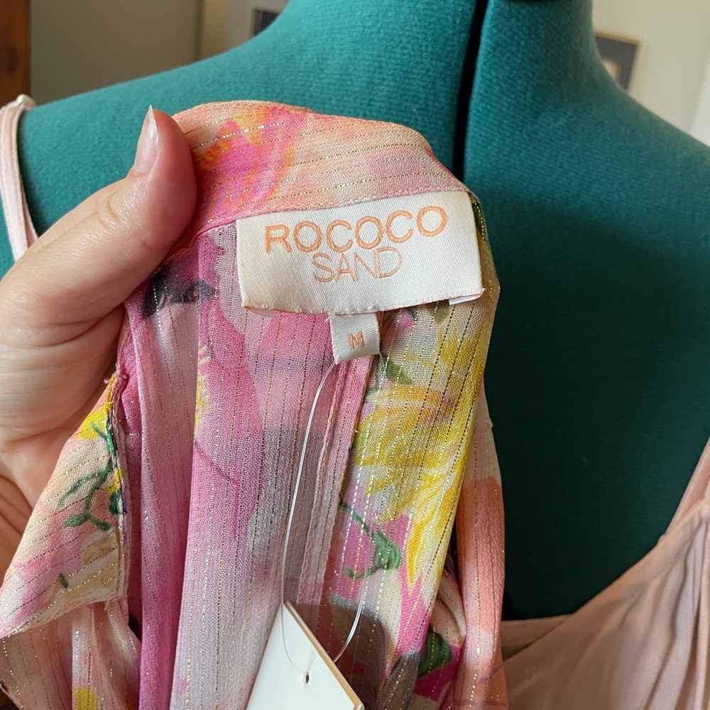 Rococo Sand NWT Sheer Maxi Dress - Picture 2 of 7